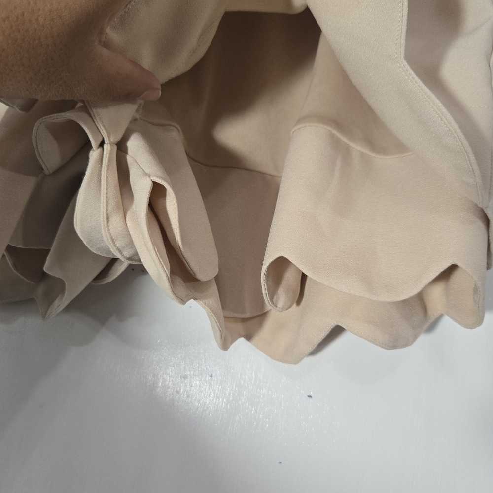 Andree By Unit Ruffle Shorts Belted Sz Large - Picture 5 of 7